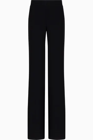 Emporio Armani Pantaloni palazzo in tecno cady