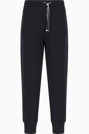Emporio Armani Pantaloni jogger in double jersey