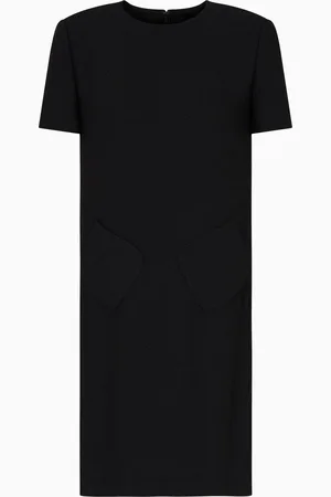 Emporio Armani Abito tunica in crepe lurex