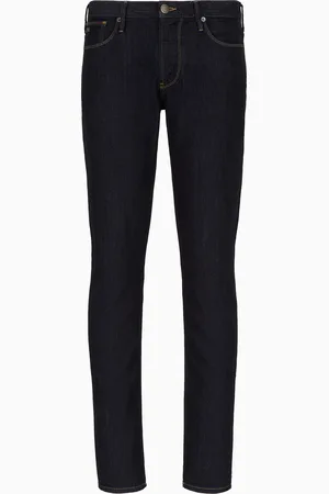 Emporio Armani Jeans J06 slim fit in comfort denim 10 oz twill melange