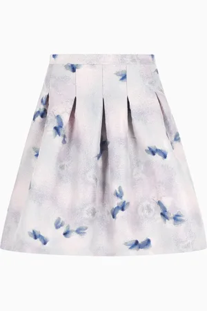 Emporio Armani Gonna a ruota jacquard motivo a fiori
