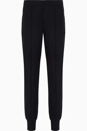 Emporio Armani Pantaloni jogger in tessuto punto Roma