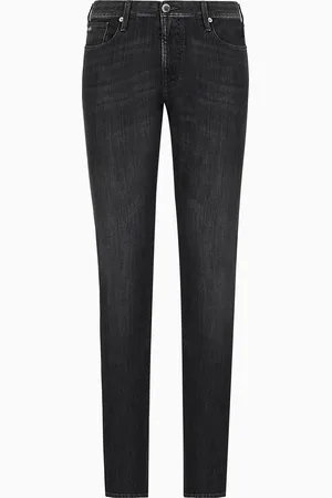 Emporio Armani Jeans J06 slim fit in comfort denim 10 oz twill melange