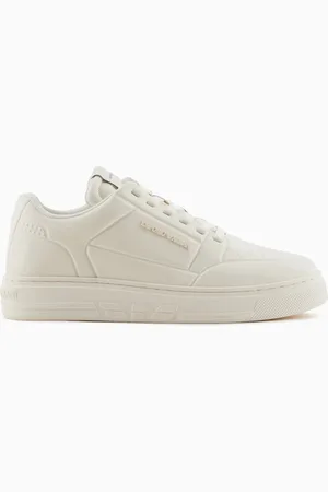 Emporio Armani Sneakers in pelle con dettagli termoformati