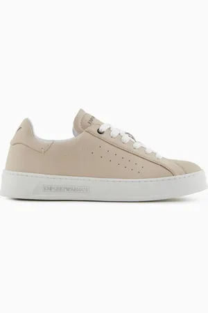 Emporio Armani Sneakers in pelle con logo