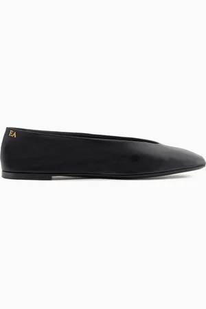 Emporio Armani Ballerine con punta squadrata in nappa