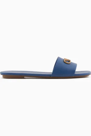 Emporio Armani Sandali in nappa con placca aquila