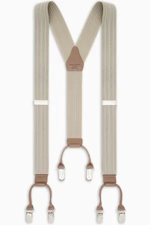 Giorgio Armani Bretelle in nastro e pelle