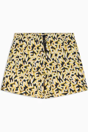 Emporio Armani Costume shorts con macro lettering all over