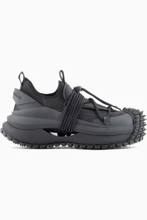 Emporio Armani Sneakers in nylon con dettagli scuba e coulisse