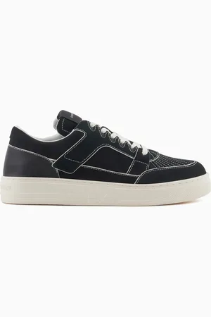Emporio Armani Sneakers in nabuk e vacchetta
