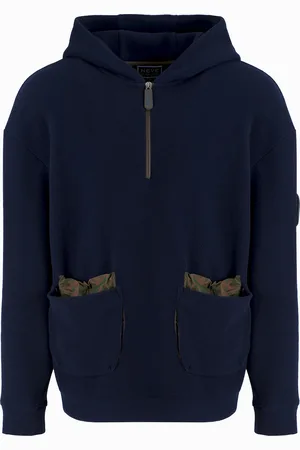 Giorgio Armani Neve Felpa con cappuccio in cashmere e cotone