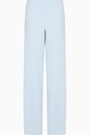 Emporio Armani Pantaloni palazzo in cady crepe