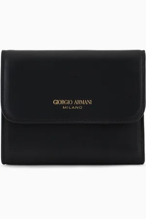 Giorgio Armani Portafoglio trifold in pelle