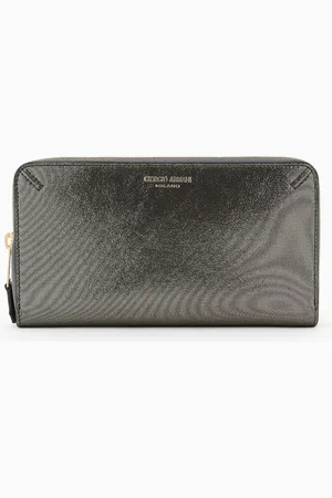 Giorgio Armani La Prima portafoglio ziparound in nabuk brillante