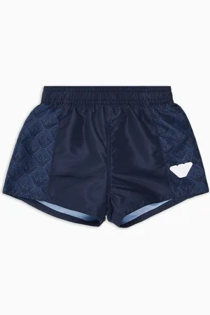Emporio Armani Costume shorts con banda logata ASV
