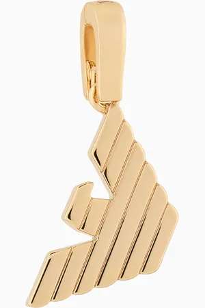 Emporio Armani Charm in ottone color oro