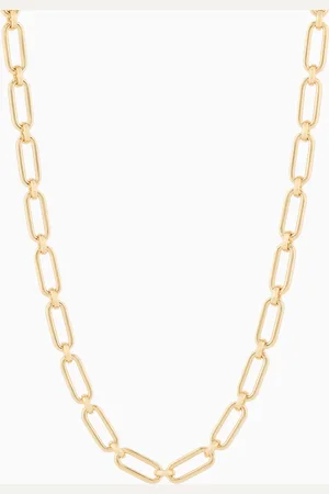 Emporio Armani Collana a catena in ottone color oro charms