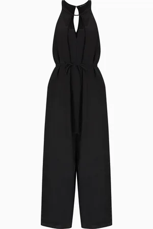 Armani Exchange Abito lungo con cut out e spacco
