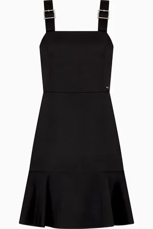 Armani Exchange Abito corto in tessuto satinato matte