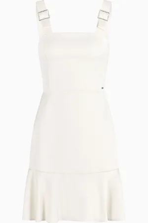 Armani Exchange Abito corto in tessuto satinato matte