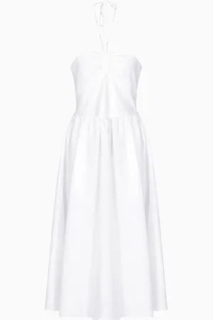 Armani Exchange Abito longuette in lino e cotone
