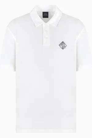 Armani Exchange Polo regular fit in cotone con logo