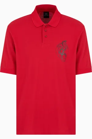 Armani Exchange Poloshirt mit normaler Passform aus Baumwolle