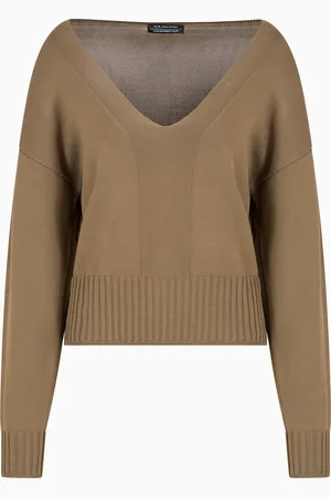 Armani Exchange Maglione con dettaglio a contrasto ASV