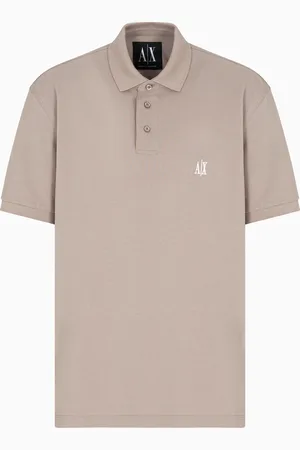Armani Exchange Regular fit cotton polo with logo