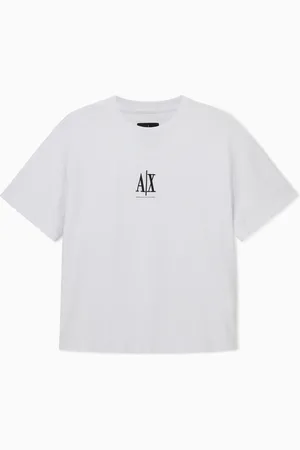 Armani Exchange T-shirt relaxed fit in cotone pesante