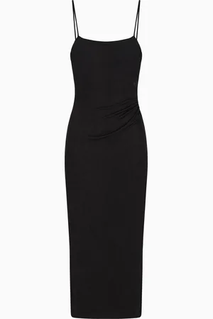 Armani Exchange Abito lungo in jersey con drappeggio
