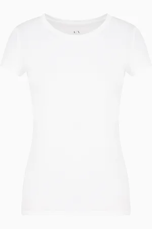 Armani Exchange T-shirt slim fit in jersey di cotone pima