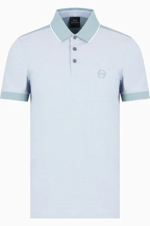 Armani Exchange Cotton polo with contrasting details