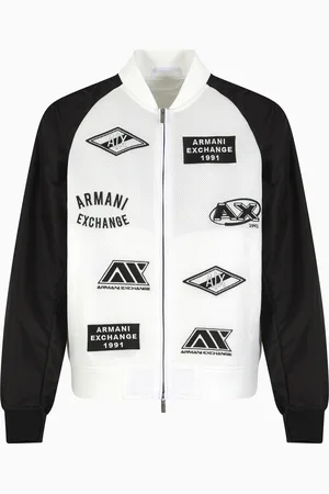 Armani Exchange Bomber con patch logate