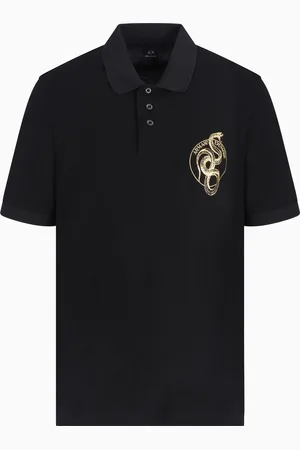 Armani Exchange Poloshirt mit normaler Passform aus Baumwolle