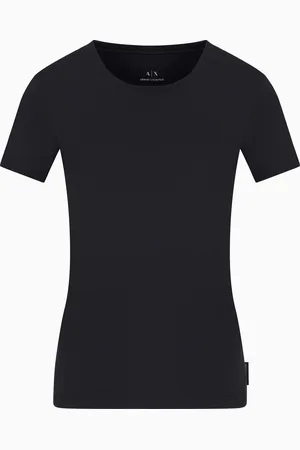 Armani Exchange T-shirt regular fit basic in cotone pima
