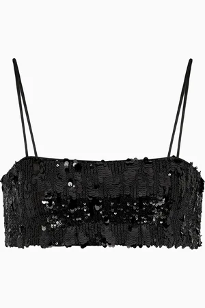 Armani Exchange Top con paillettes
