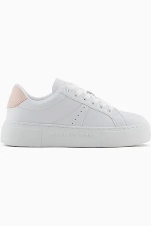 Armani Exchange Sneakers con dettaglio a contrasto sul retro
