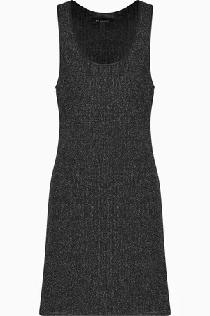 Armani Exchange Abito a tubino corto in tessuto lurex