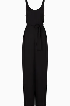 Armani Exchange Tuta in viscosa fluida
