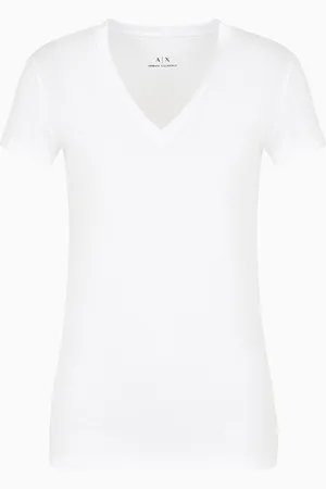 Armani Exchange T-shirt slim fit in jersey di cotone pima