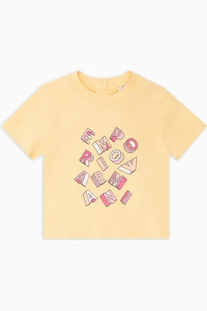 Emporio Armani T-shirt in jersey con stampa logo ASV