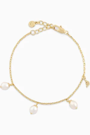 Emporio Armani Bracciale a catenina in ottone color oro