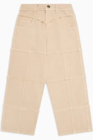 Emporio Armani Jeans in denim tinto capo con dettagli sfrangiati