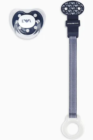 Emporio Armani Set baby care con ciuccio e cordino