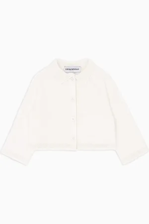 Emporio Armani Cardigan in maglia jacquard eagle all over