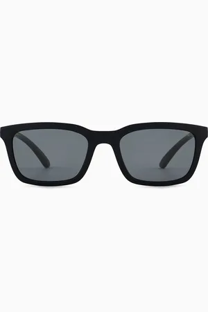 Emporio Armani Occhiali da sole da uomo forma rettangolare