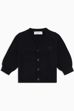Emporio Armani Cardigan scollo V in misto lana