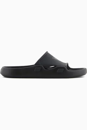 Emporio Armani Sliders in pvc logoband con aquila